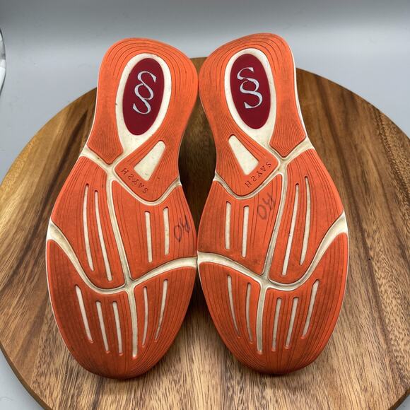 Saysh The Truth Of Hers Shoes Womens 8.5 Red Running Comfort Walking Gym Sneaker - Picture 7 of 8